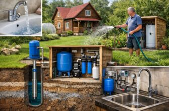 Водоснабжение дачи из скважины