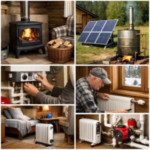 Отопление на даче своими руками