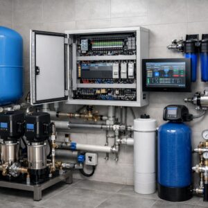 Монтаж водоснабжения с автоматизацией