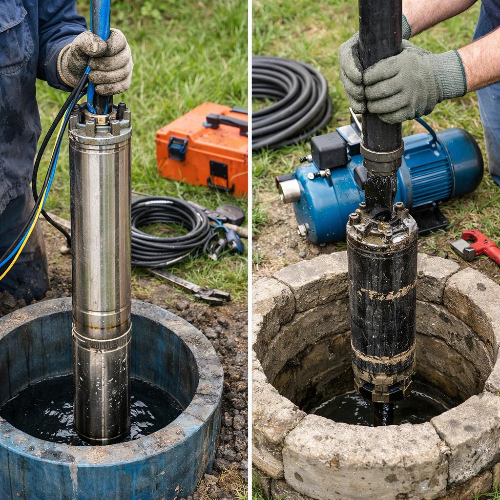 Водоснабжение: замена насоса в скважине и колодце — когда пора менять?