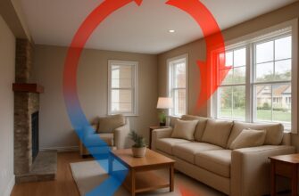 Воздушное отопление частного дома в Конобеево