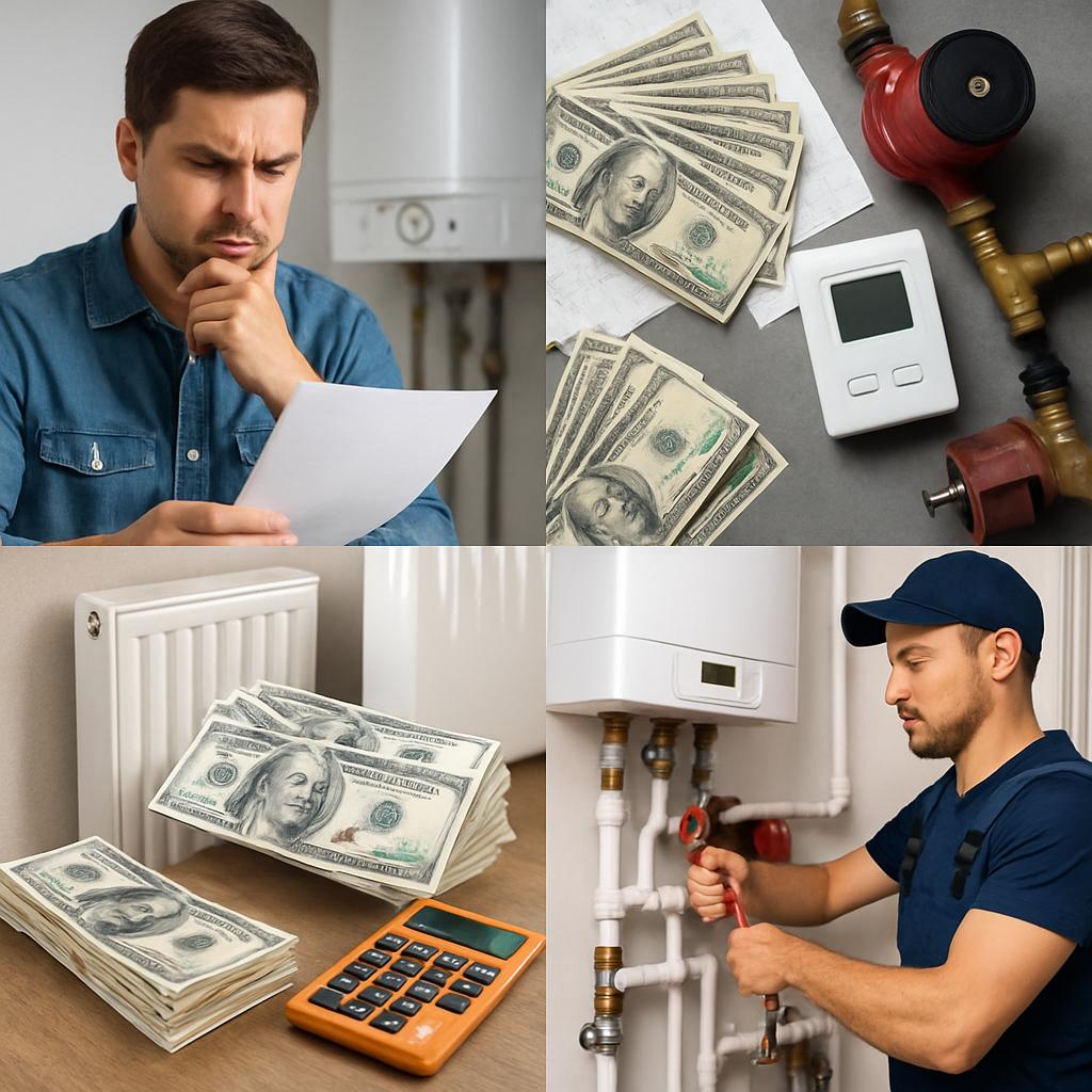 Стоимость установки систем отопления