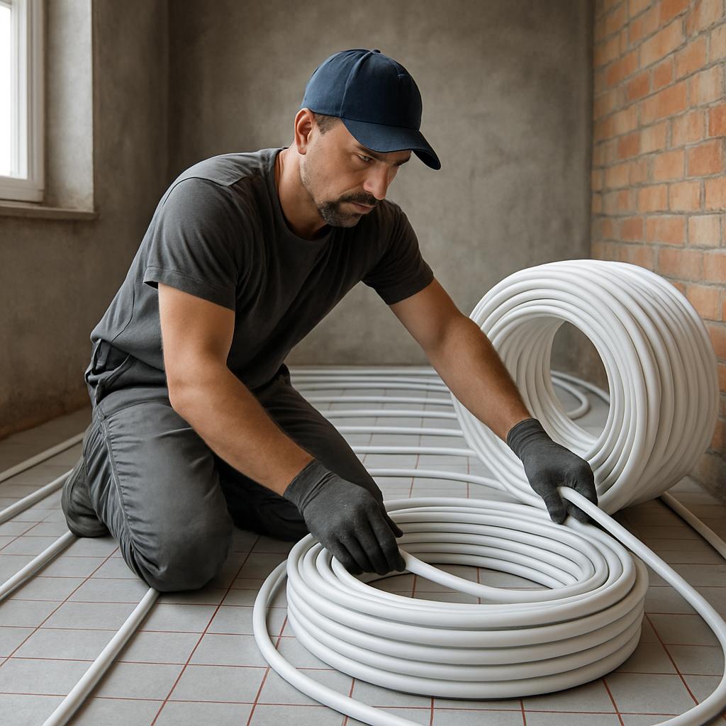 Монтаж водяного теплого пола Монтаж водяного теплого пола