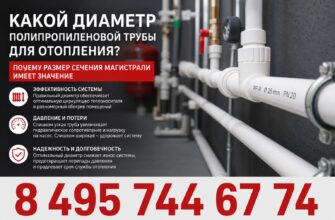 Как выбрать диаметр полипропиленовой трубы для отопления