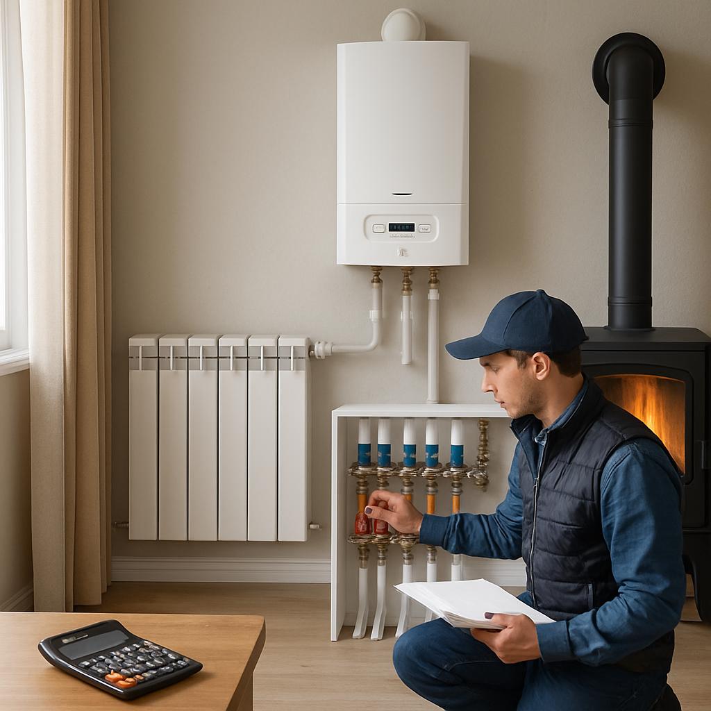 Отопление дома площадью 50 кв.м