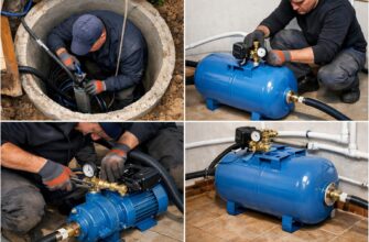 Водоснабжение из колодца: монтаж гидроаккумулятора