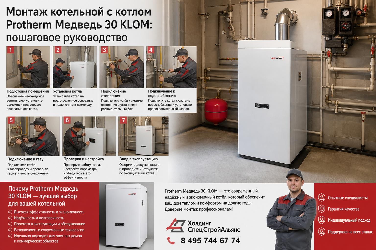 Почему Protherm Медведь 30 KLOM — лучший выбор для вашей котельной Почему Protherm Медведь 30 KLOM — лучший выбор для вашей котельной