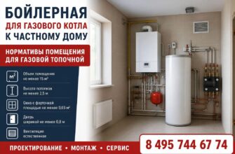 Бойлерная для газового котла в частном доме