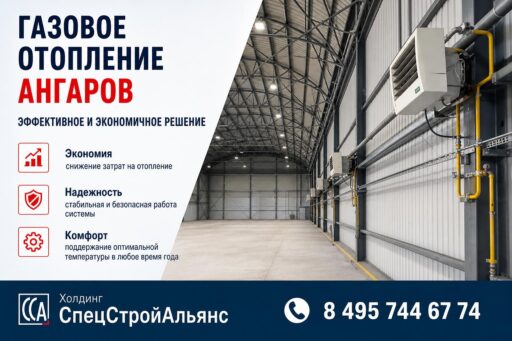 Газовое отопление ангаров