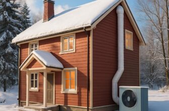 Воздушное отопление частного дома в Абрамцево