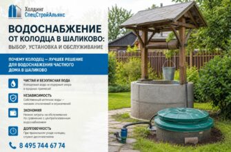 Водоснабжение от колодца в Шаликово