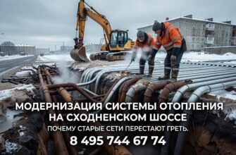 Модернизация системы отопления на Сходненском шоссе