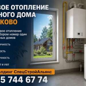 Газовое отопление частного дома в Бобково