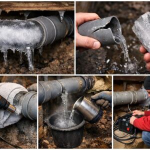 Разморозка канализационной трубы