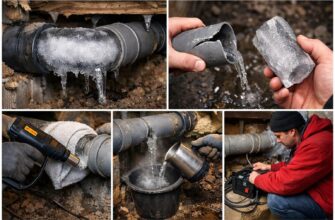 Разморозка канализационной трубы