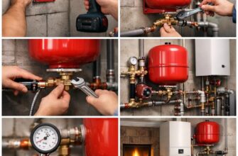 Установка и подключение расширительного бака