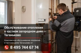 Обслуживание отопления в частном загородном доме — Таганьково