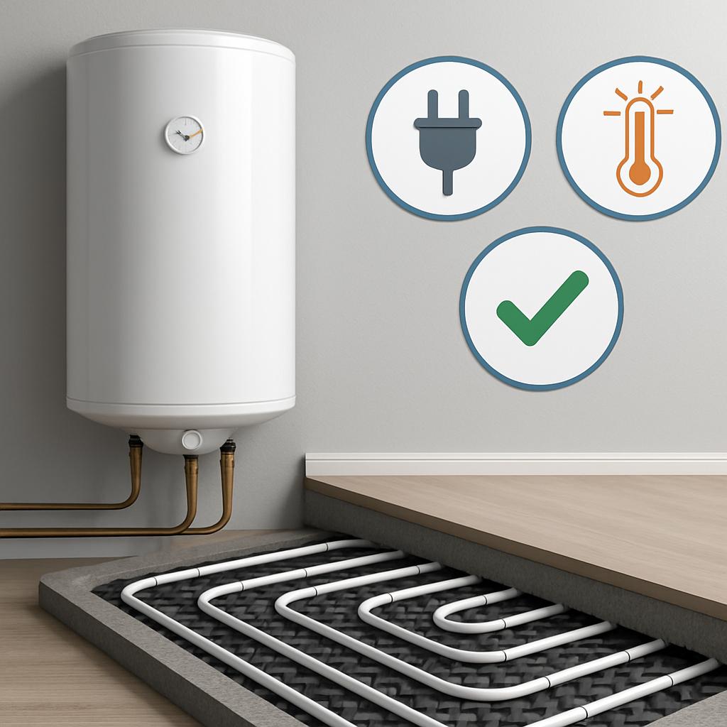 Электрическое водяное отопление