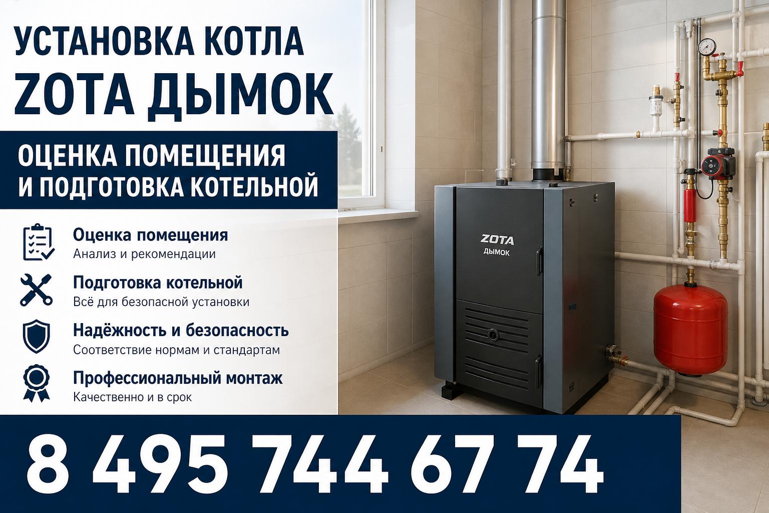 Оценка помещения и подготовка котельной