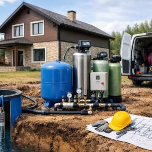 Водоснабжение частного дома на Рогочевском шоссе