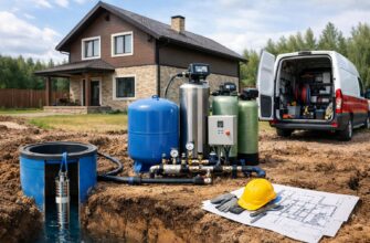 Водоснабжение частного дома на Рогочевском шоссе