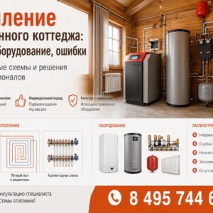 Отопление деревянного коттеджа