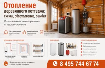 Отопление деревянного коттеджа