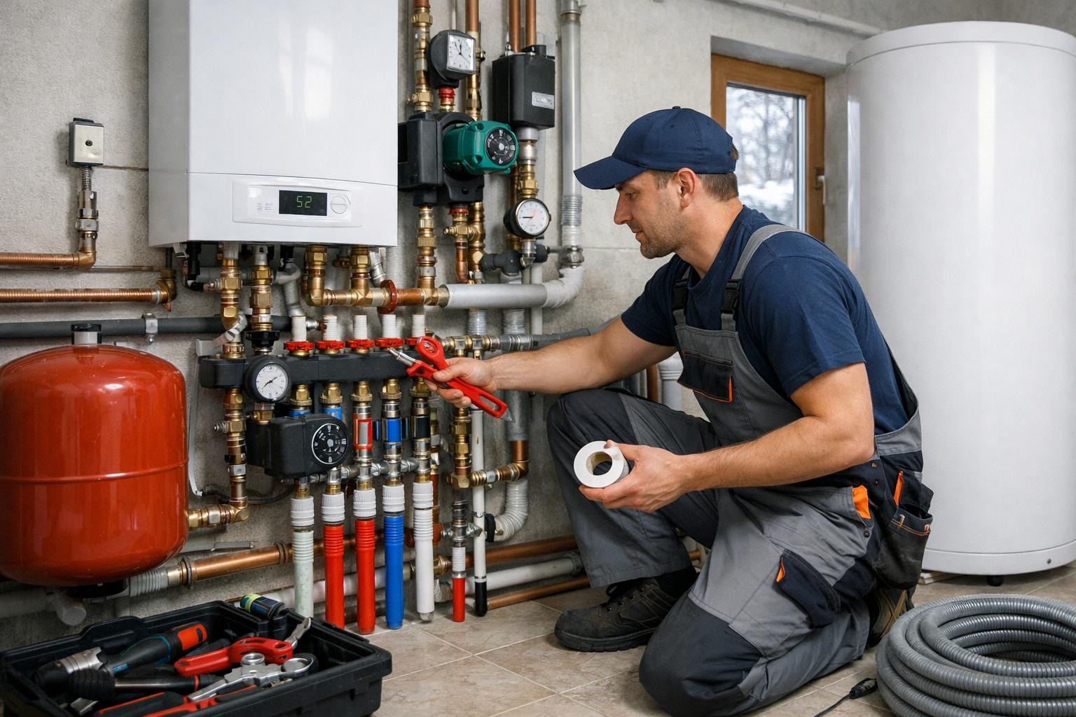 Профессиональный монтаж отопления в частном доме — быстро и надежно