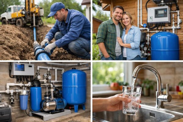 Водоснабжение дачи под ключ — надежно