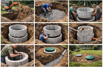 Септик из бетонных колец