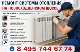 Ремонт и модернизация системы отопления на Новосходненском шоссе