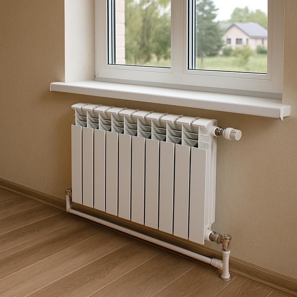 Отопление дома с биметаллическими радиаторами