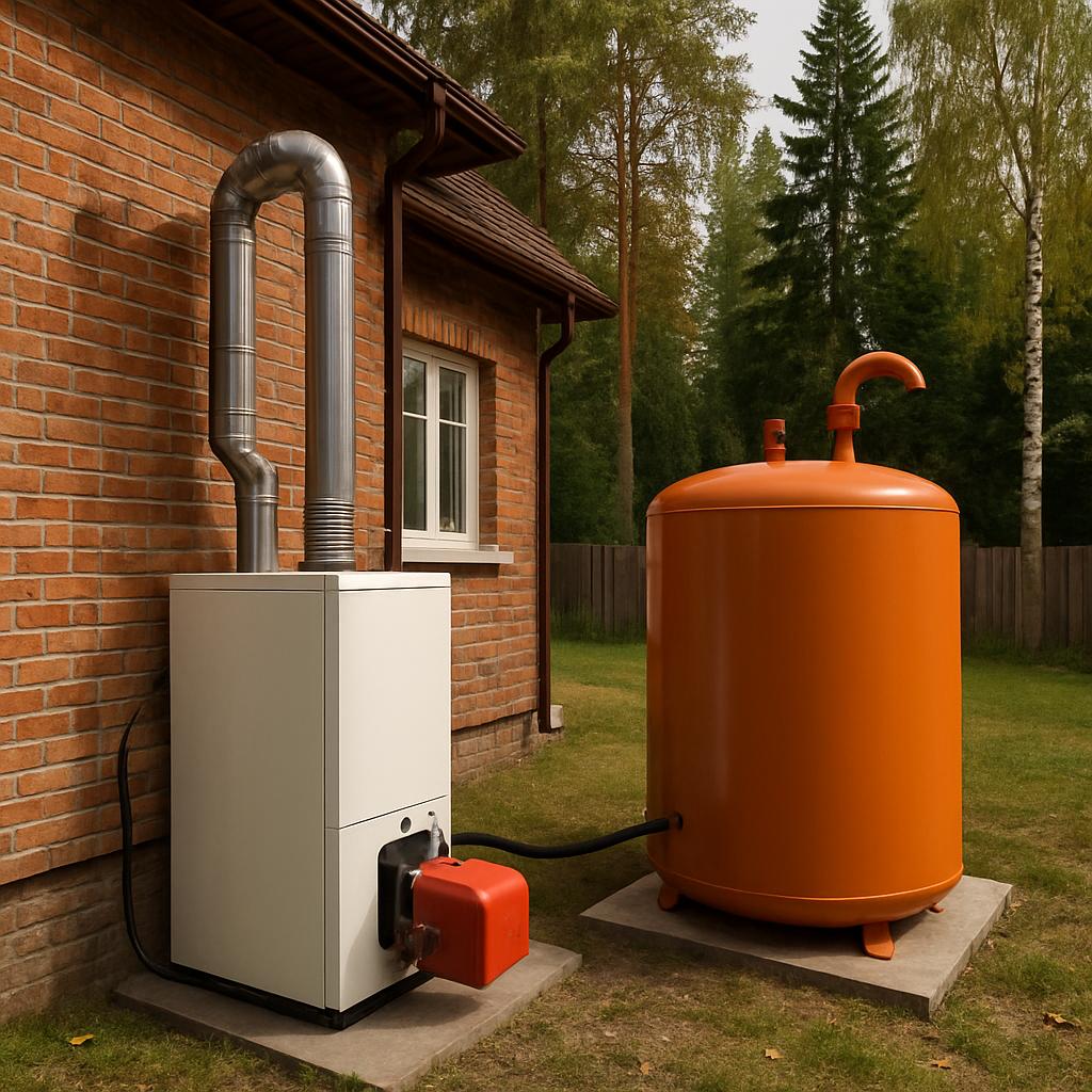 Жидкотопливное отопление частного дома в Абрамцево — выгодное решение от ООО ДИЗАЙН ПРЕСТИЖ