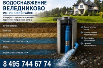Обустройство и модернизация водоснабжения в Веледниково