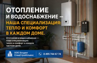 Отопление и водоснабжение — наша специализация