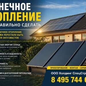 Солнечное отопление: как правильно сделать