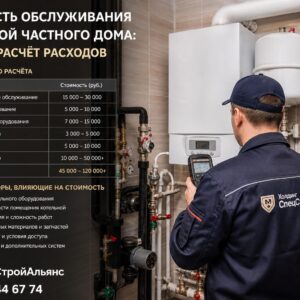Стоимость обслуживания котельной