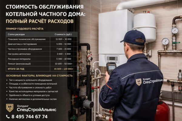 Стоимость обслуживания котельной