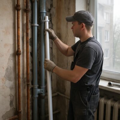 Как правильно заменить трубы отопления и водоснабжения в Мазилово