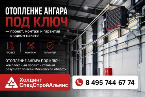 Отопление ангара под ключ