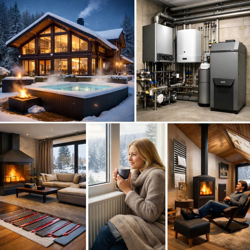 Премиальное отопление коттеджа от ООО Холдинг СпецСтройАльянс — тепло и комфорт на любой сезон