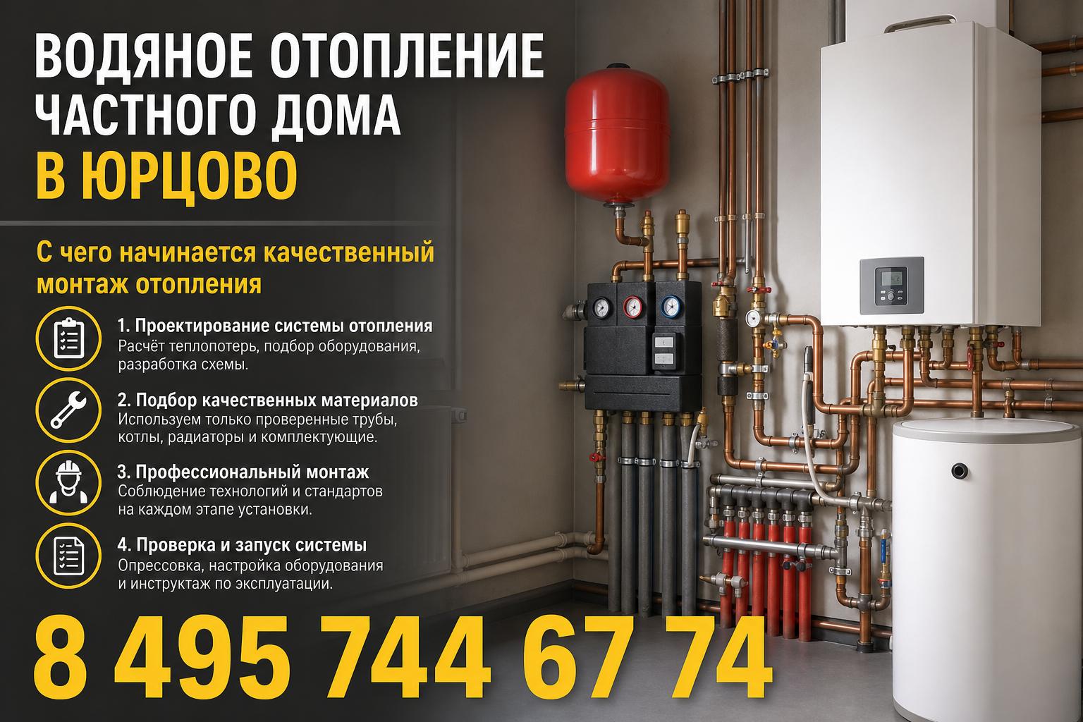 С чего начинается качественный монтаж отопления