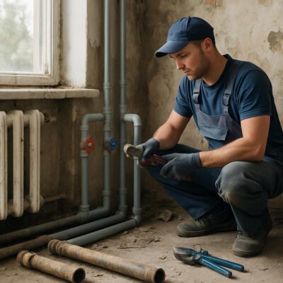 Как грамотно заменить трубы отопления и водоснабжения в Граворново