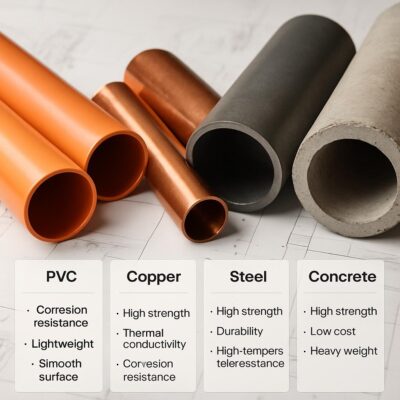 Требования к материалам труб и каналов