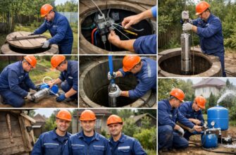 Замена насоса водоснабжения в колодце: пошаговая инструкция