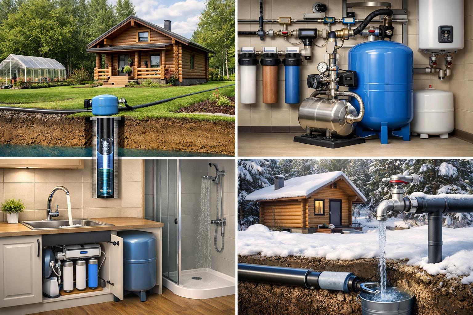 Водоснабжение дачи современное: простые решения для круглогодичного комфорта от ООО Холдинг СпецСтройАльянс Водоснабжение дачи современное: простые решения для круглогодичного комфорта от ООО Холдинг СпецСтройАльянс