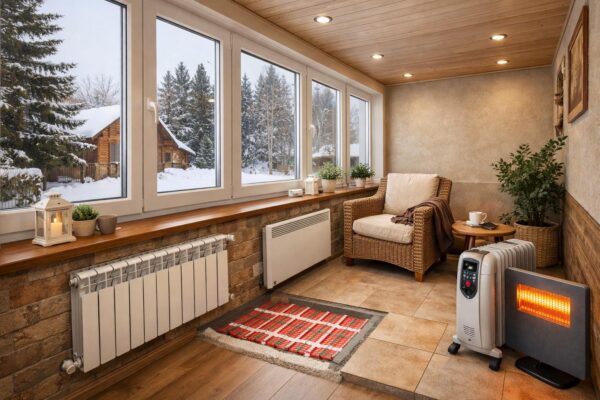 Отопление лоджии в частном доме