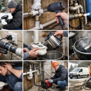 Размораживание труб в автономном водоснабжении