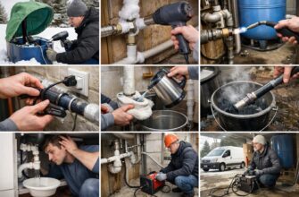 Размораживание труб в автономном водоснабжении