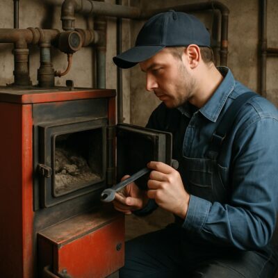 Ремонт систем отопления: твердотопливного. Практическое руководство, чтобы дом не мерзнул